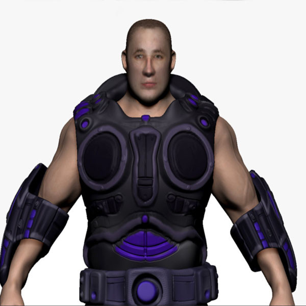 3d model sci fi - Sci Fi Man by Interu2x