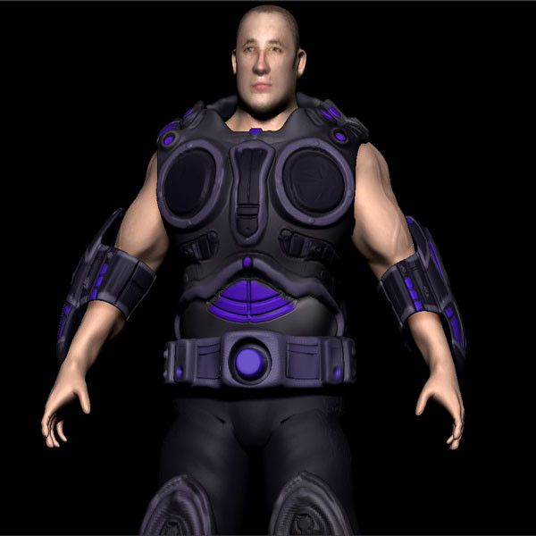 3d model sci fi - Sci Fi Man by Interu2x