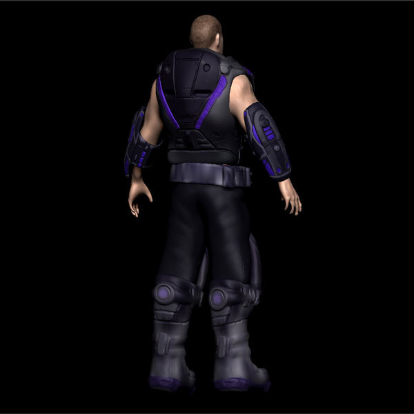 3d model sci fi - Sci Fi Man by Interu2x
