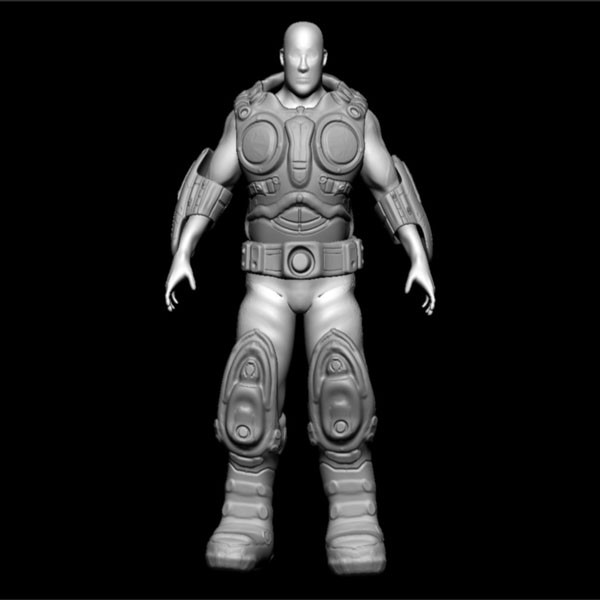 3d model sci fi - Sci Fi Man by Interu2x