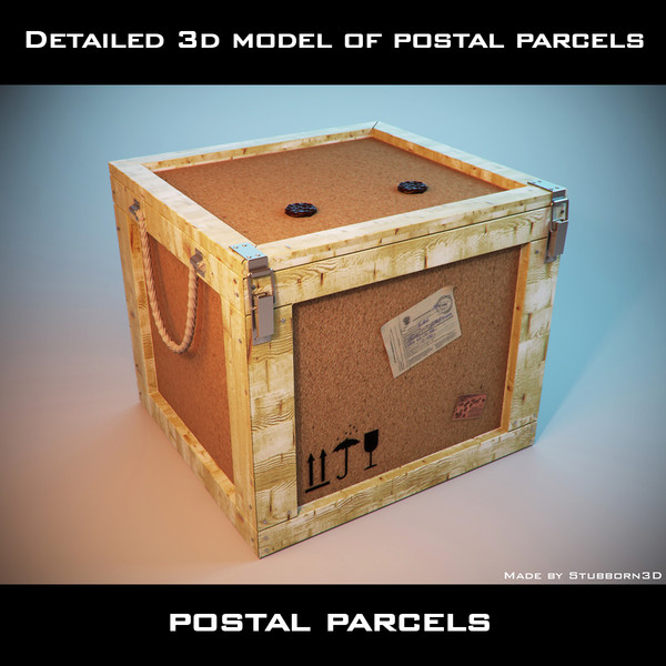 postal parcels box max - Postal parcels box by Stubborn3D