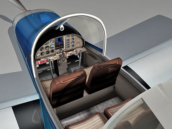 socata ms893 3d model - SOCATA MS893 by Eric.Levi