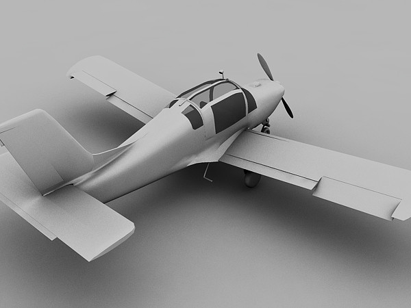 socata ms893 3d model - SOCATA MS893 by Eric.Levi