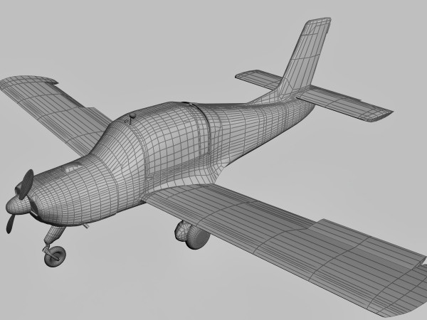 socata ms893 3d model - SOCATA MS893 by Eric.Levi