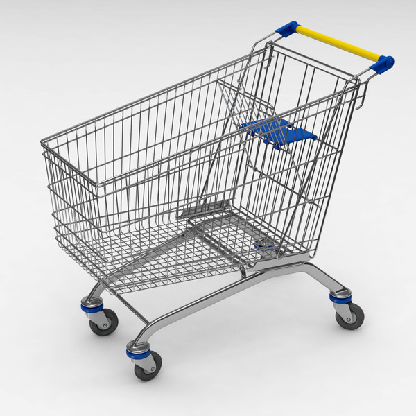3d model shopping cart - Shopping Cart by v_design