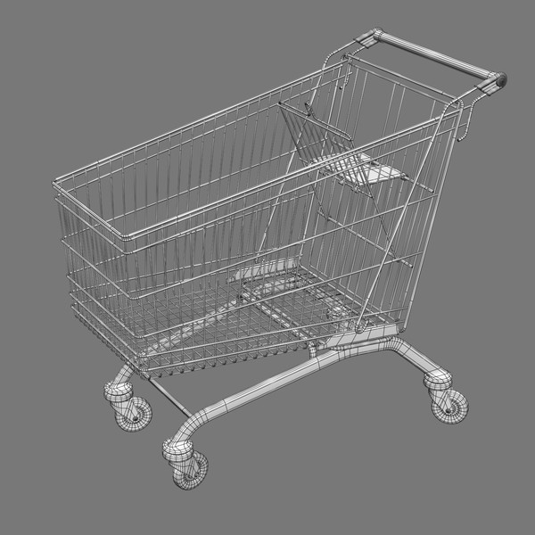 3d model shopping cart - Shopping Cart by v_design