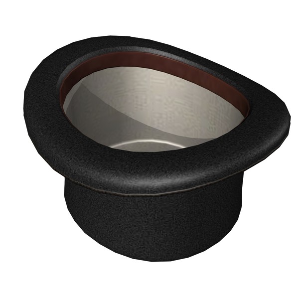 hat man 3ds - Top Hat by mostlysquare