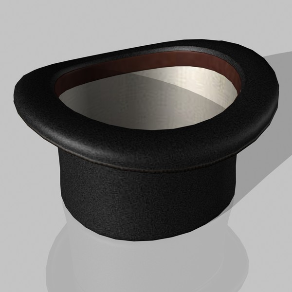 hat man 3ds - Top Hat by mostlysquare