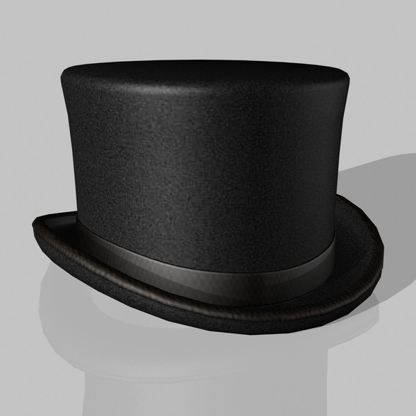 hat man 3ds - Top Hat by mostlysquare