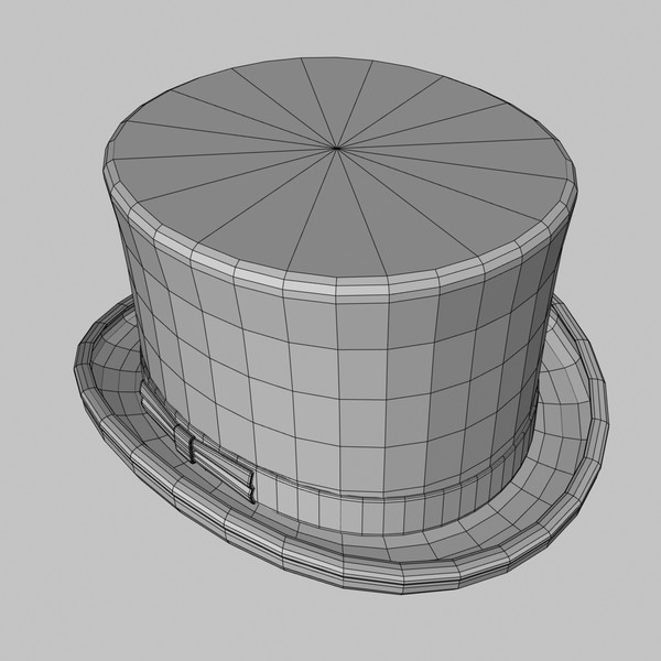 hat man 3ds - Top Hat by mostlysquare