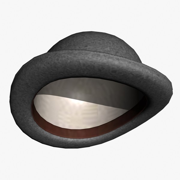 bowler hat 3d 3ds - Bowler by mostlysquare