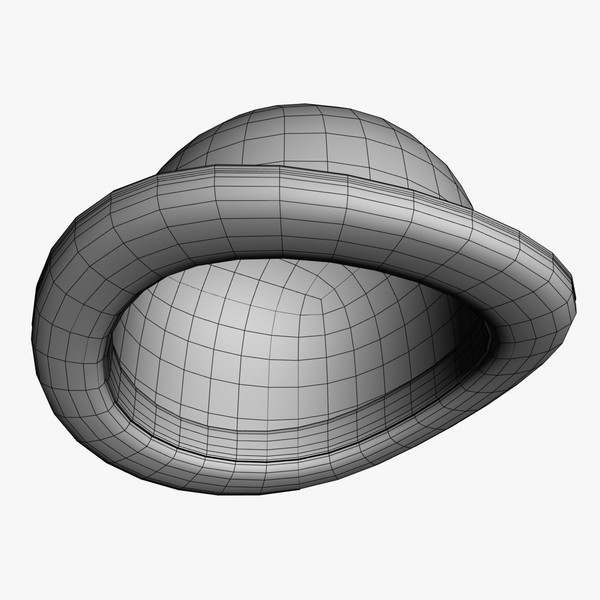 bowler hat 3d 3ds - Bowler by mostlysquare