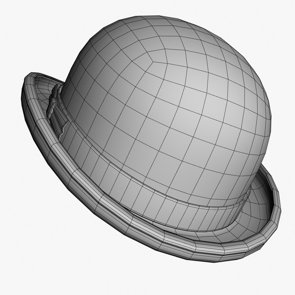 bowler hat 3d 3ds - Bowler by mostlysquare