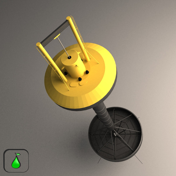 3d model buoy generate - Ocean Generated Powerbuoy by emma j