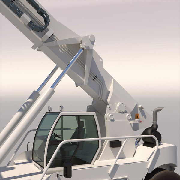 superstacker terex tfc 45 3d model - Super stacker TEREX TFC 45 by ArqArt3D