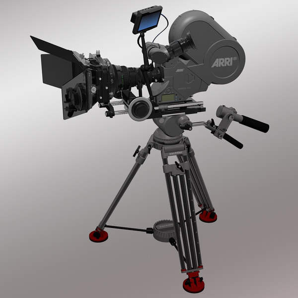 arriflex 435 sachtler film camera 3d max - ARRIFLEX 435 Sachtler by 3DLocker