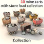 3d metal carts model