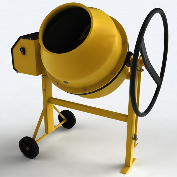 3d mixer concrete - CONCRETE MIXER by stefeu