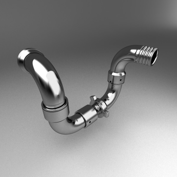 3d model swivel joint flowline - Swivel Flowline Joint by emma j