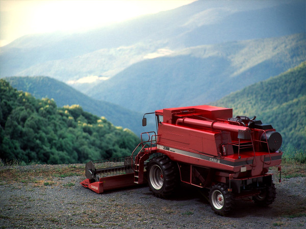 case 2388 3d model - Case 2388 Combine Harvester by RTEwork
