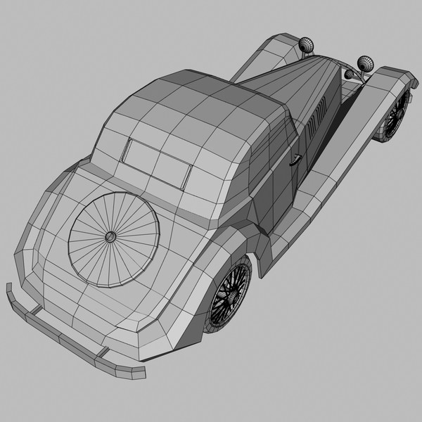 3d model customized street rod - Customized Street Rod by mostlysquare