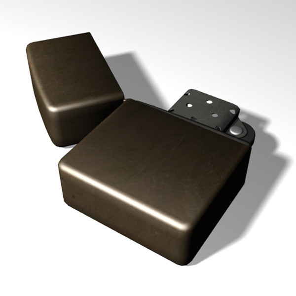 3d zippo lighter - Zippo Lighter by mostlysquare