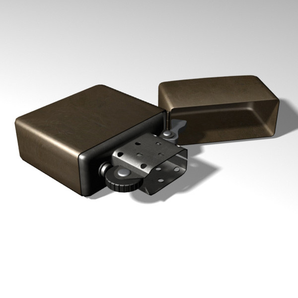 3d zippo lighter - Zippo Lighter by mostlysquare