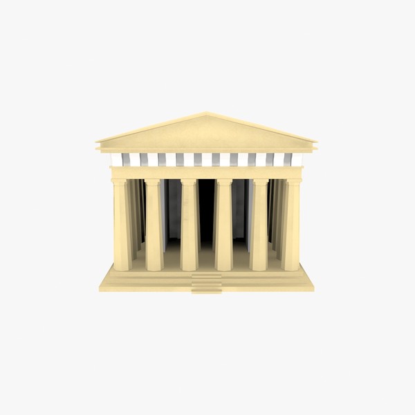 3d temple model - Temple 7 by Tschirner