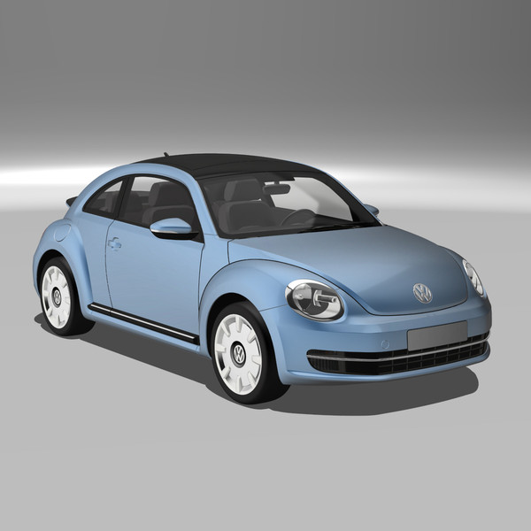 3ds beetle design 2011 - VW Beetle 2012 by DreiDe