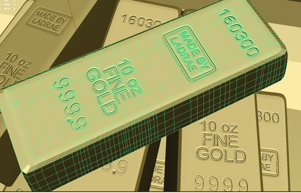 obj gold bars - Gold Bars by quality_model