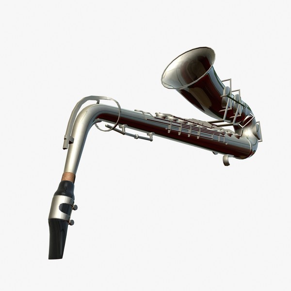 3d saxophone instrument - Saxophone by mostlysquare