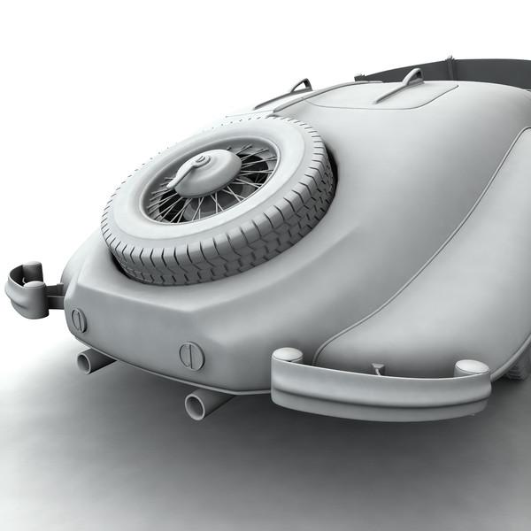 3d mercedes benz 540 k model - Mercedes K 540 by mariusce