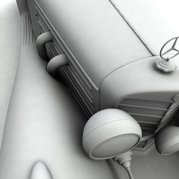 3d mercedes benz 540 k model - Mercedes K 540 by mariusce