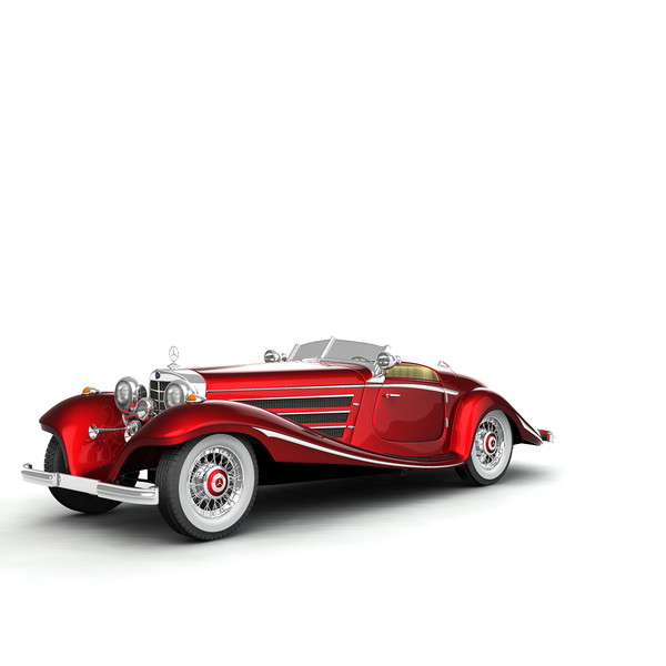 3d mercedes benz 540 k model - Mercedes K 540 by mariusce