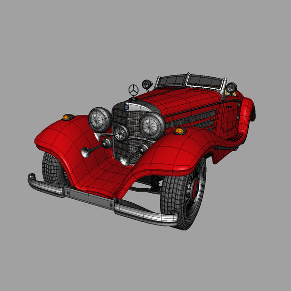 3d mercedes benz 540 k model - Mercedes K 540 by mariusce