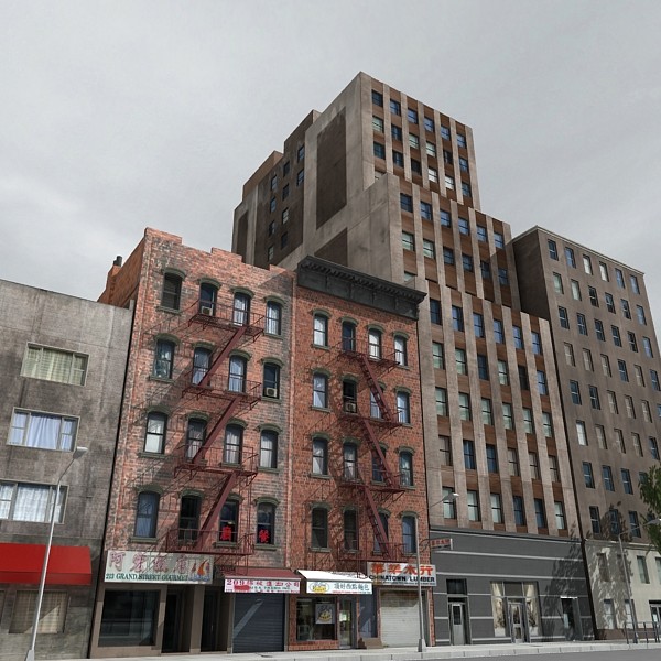 nyc city buildings 3d obj - Nyc Buildings A by Imagework