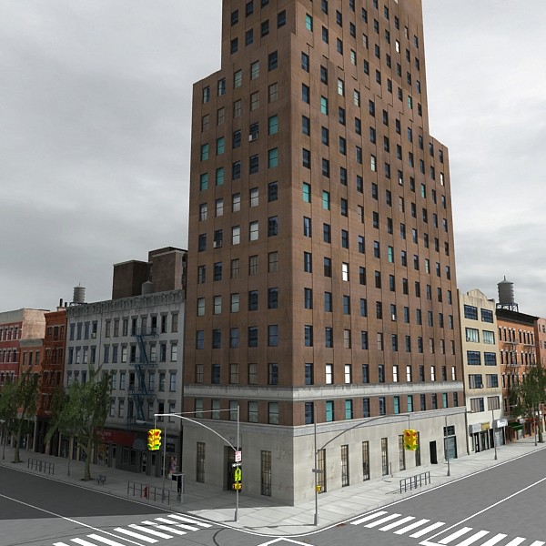 nyc city buildings 3d obj - Nyc Buildings A by Imagework