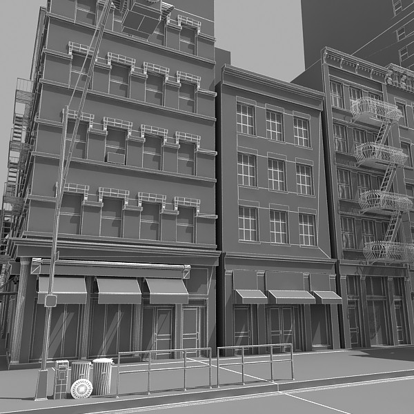 nyc city buildings 3d obj - Nyc Buildings A by Imagework