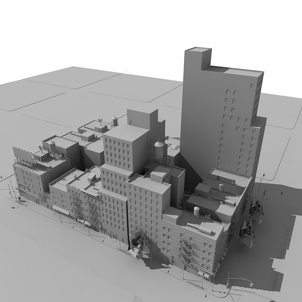 nyc city buildings 3d obj - Nyc Buildings A by Imagework
