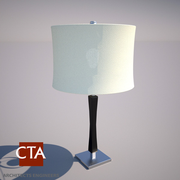 table lamp 3d model - Table Lamp by CTA AE