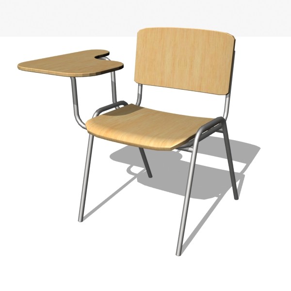 3d model student chair - Student Chair by mostlysquare