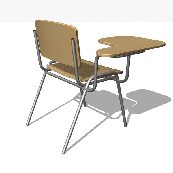 3d model student chair - Student Chair by mostlysquare