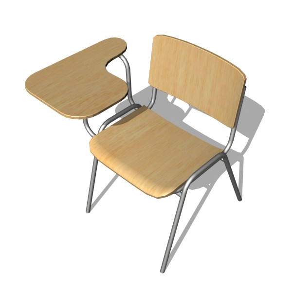 3d model student chair - Student Chair by mostlysquare