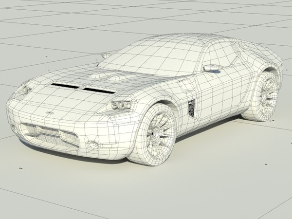 3ds max shelby gr-1 - Ford Shelby GR-1 by laguf