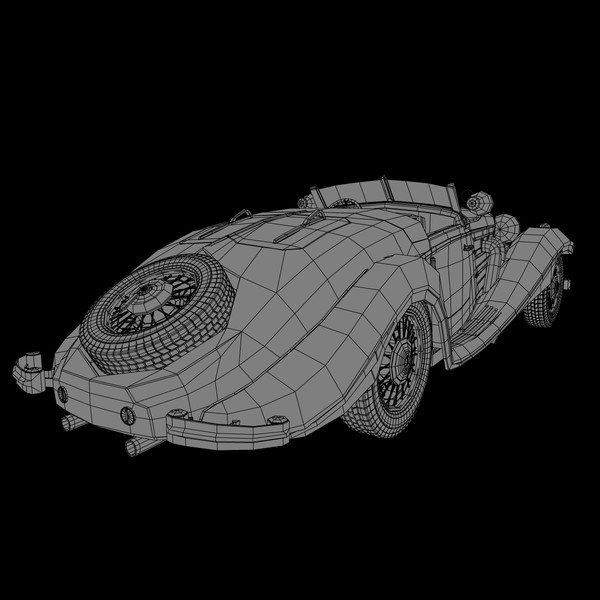 3d mercedes benz 540 k model - Mercedes K 540 by mariusce