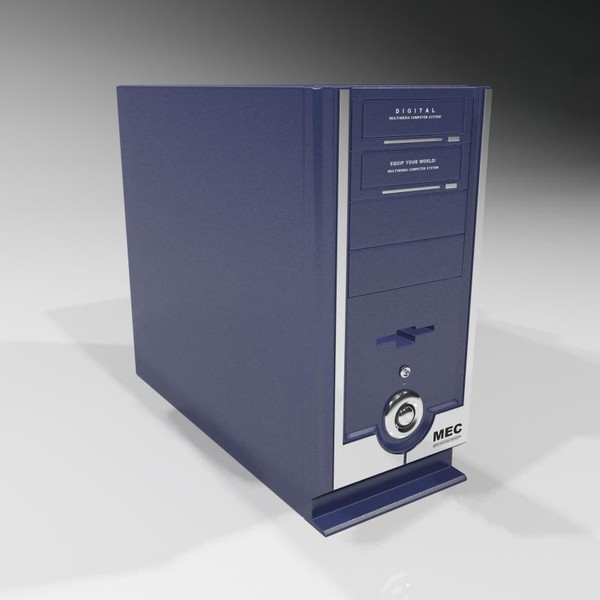 3d model computer modelled - Computer 3d model by PROmax_