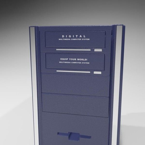 3d model computer modelled - Computer 3d model by PROmax_