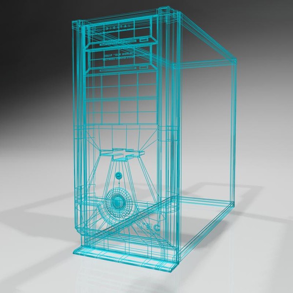 3d model computer modelled - Computer 3d model by PROmax_