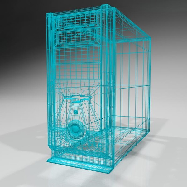 3d model computer modelled - Computer 3d model by PROmax_
