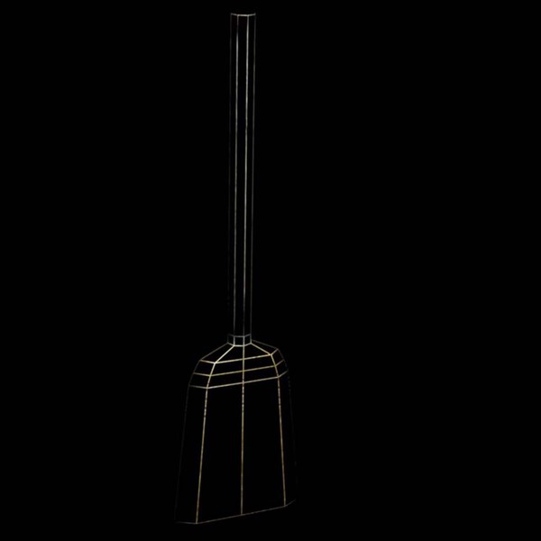 broom 3d max - broom by gamewarden01